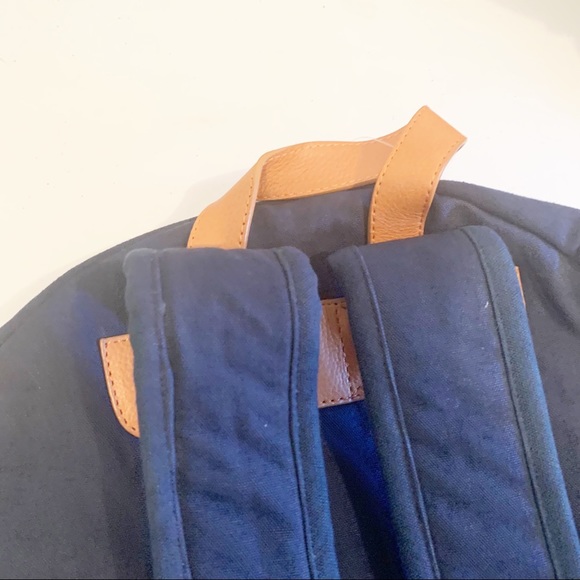 Free People Prep Patch Backpack Blue NWOT $128 - Picture 4 of 4